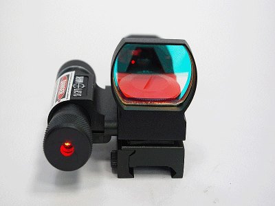 Коллиматорный прицел Sightmark Laser Dual Short Sight с ЛЦУ SM13002
