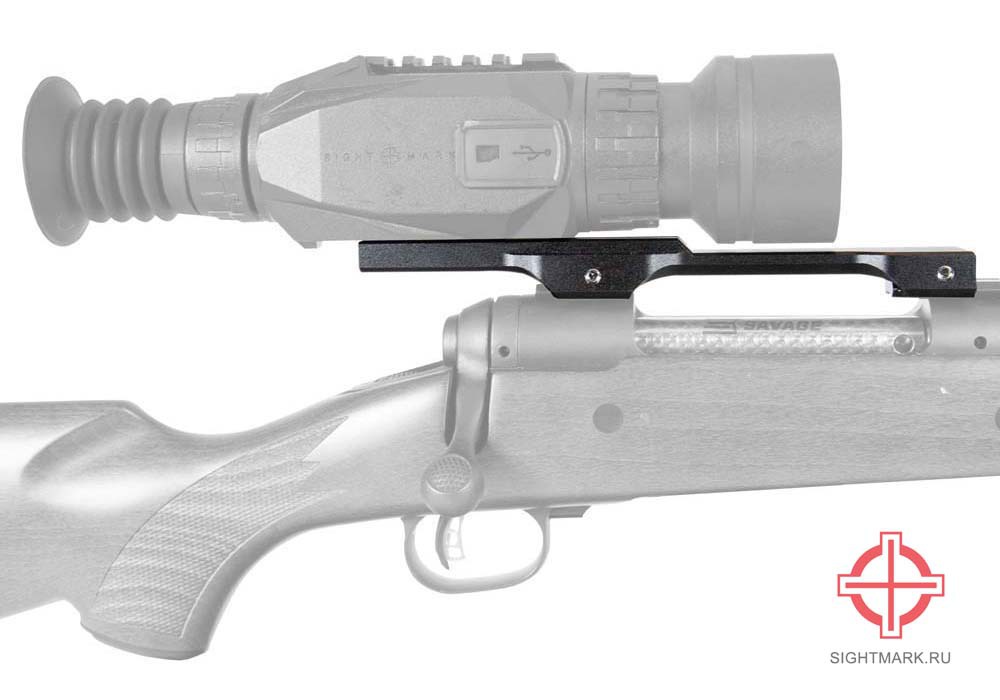 Кронштейн Sightmark SM18011.01 с цифровым прицелом Wraith на винтовке